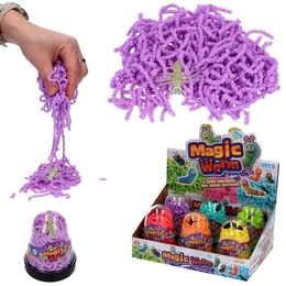 MAGIC WORM masa plastyczna, sensoryczna z niespodzianką - owad w środku 1