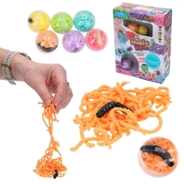 MAGIC WORM masa plastyczna, sensoryczna z niespodzianką - maszyna losująca 1
