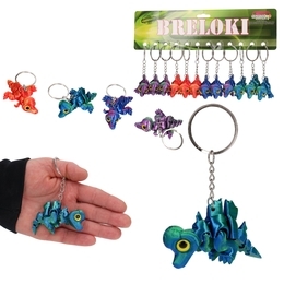 Brelok figurka DINOZAUR z drukarki 3D zestaw 12szt 1