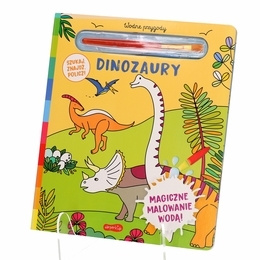 Książka DINOZAURY Magiczne malowanie wodą - kolorowanka wodna 1