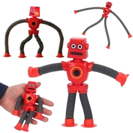 Ludzik rozciągany robot teleskopowy ze światłem 1