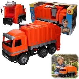 LENA śmieciarka GIGA TRUCKS 2 kosze, ruchome elementy 1