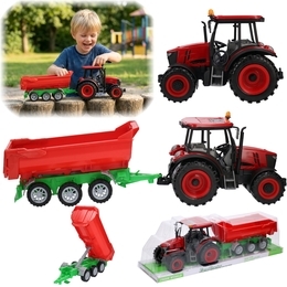 Traktor z przyczepą wywrotką 1