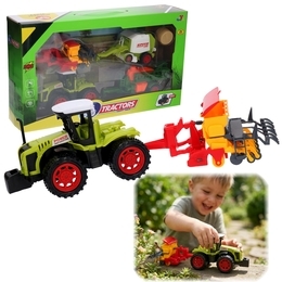 Zestaw rolniczy TRAKTOR i trzy maszyny rolnicze 1