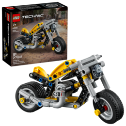 Klocki LEGO TECHNIC Żółty motocykl 1