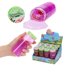 Masa żelowa brokat GLUT SLIME owad w środku 1