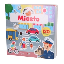 Miasto książka naklej, odklej 1