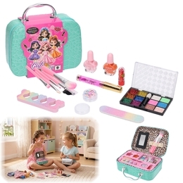 Girls Beauty zestaw do makijażu w walizce, malowidła dla lalek 1