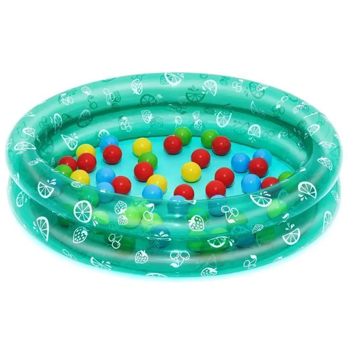 Basen dmuchany do kąpieli 2w1 z piłkami 50szt 91x20cm 51141 1