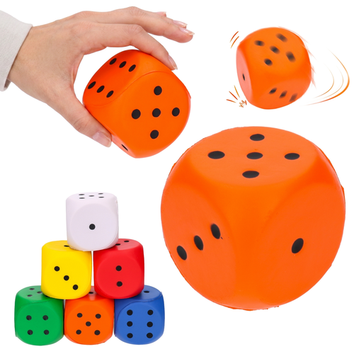 Piankowa KOSTKA DO GRY 5,5cm 1