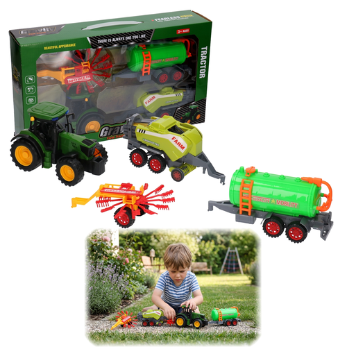 Traktor zestaw, maszyny rolnicze Mały Farmer 1
