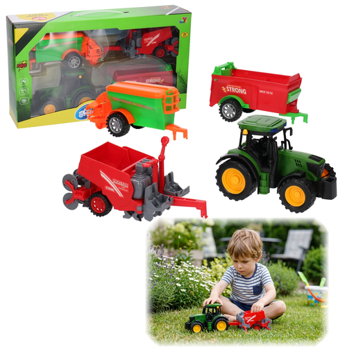 Traktor zestaw, maszyny rolnicze Mały Farmer 1