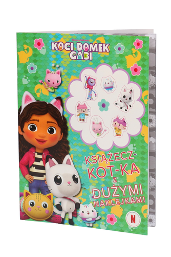 Książka Koci Domek Gabi Ksiązecz-KOT-ka z DUŻYMI naklejkami zeszyt zadań 1