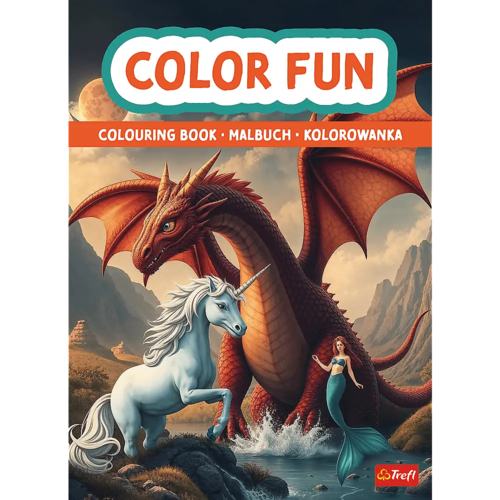 Kolorowanka świat fantasy 1