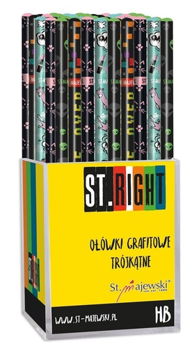 Ołówki grafitowe trójkątne HB, 72 sztuki 1