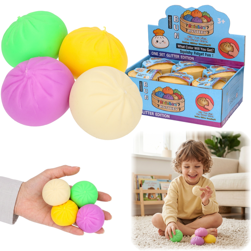 SQUISHY antystresowy gniotek PIEROŻEK w koszyczku 1