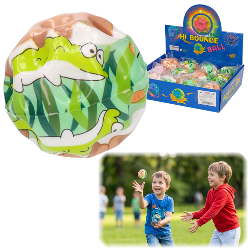 Piłka piankowa METEOR dinozaur 1