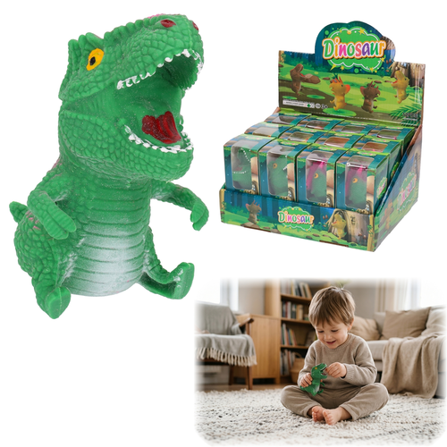 Antystresowy gniotek Dinozaur kolorowy 1