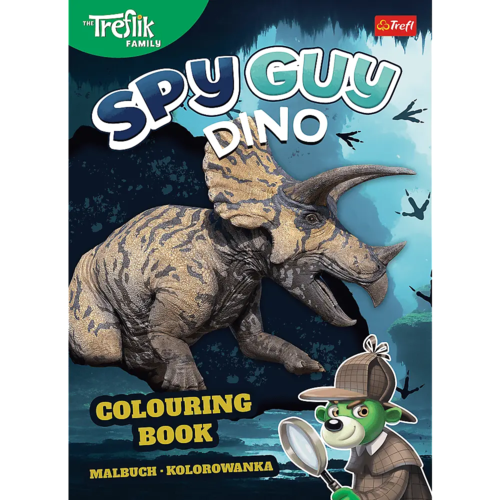 Kolorowanka Spy Guy Dino 1