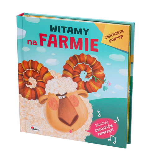 Książka Witamy Na Farmie zwierzęta pop-up i dźwięk 1