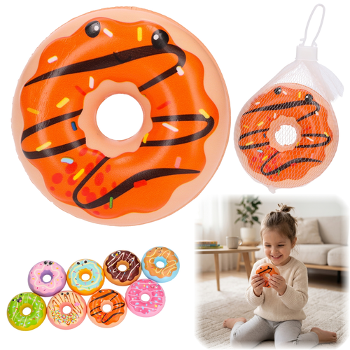 SQUISHY antystresowy gniotek DONUT pączek - miękki i elastyczny 1szt 1