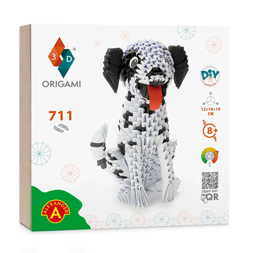Origami 3D Dalmatyńczyk 1