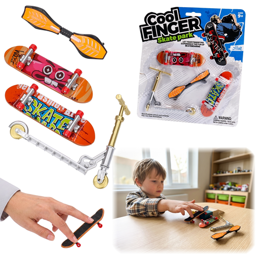 Hulajnoga+ deskorolka mini fingerboard zestaw 1