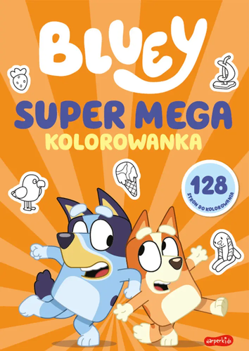 Bluey. SUPER MEGA kolorowanka 1