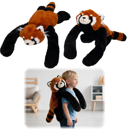 Maskotka PANDA RUDA poduszka obciążeniowa sensoryczna 1