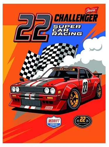 Zeszyt 32 kartki kratka Speed Tour 1