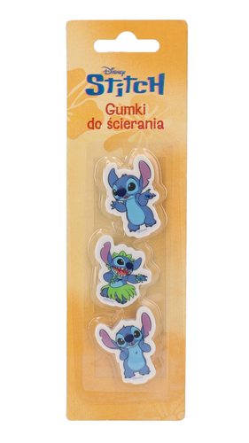Gumka do ścierania Stitch 3szt. 1