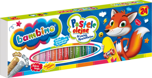 Pastele olejne Bambino 24 kolory 1