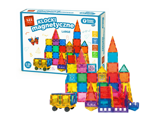 Klocki magnetyczne 121el 1