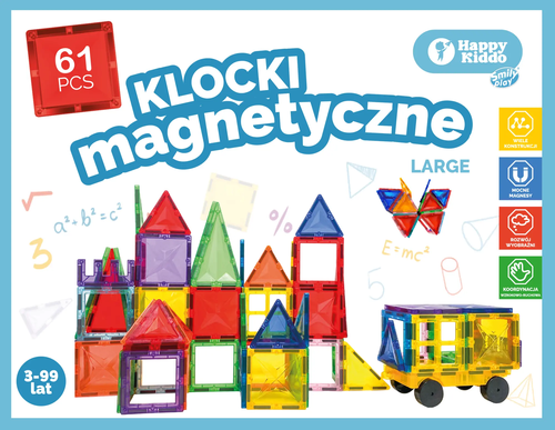 Klocki magnetyczne 61el 1