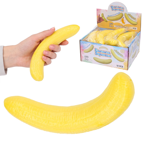 SQUISHY antystresowy gniotek BANAN 1szt 1