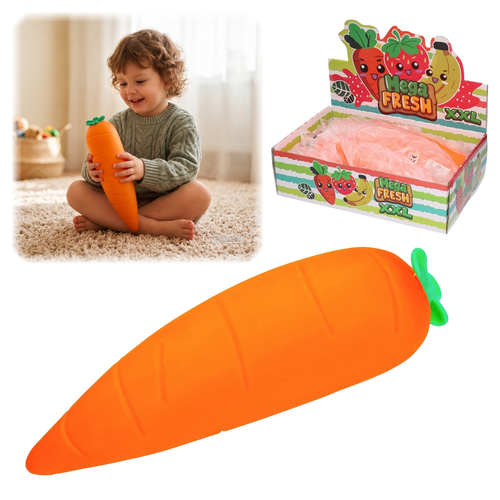 SQUISHY antystresowy gniotek MARCHEWKA mega duża XXL 1