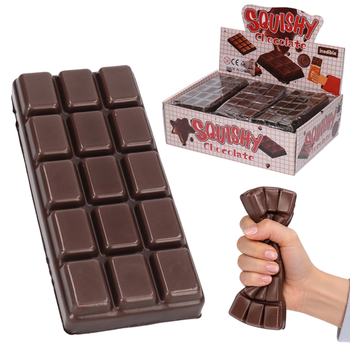 Antystresowy gniotek CZEKOLADA do ściskania SQUISHY 1