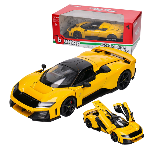 Auto Ferrari F80 BURAGO 1:18  model metalowy 1