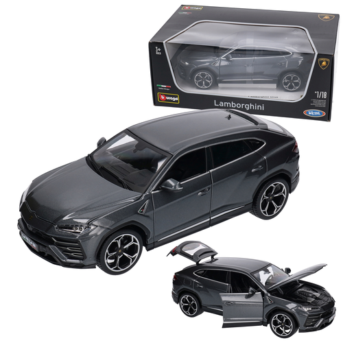 Auto Lamborghini Urus BURAGO 1:18  model metalowy - grafit metalik 1