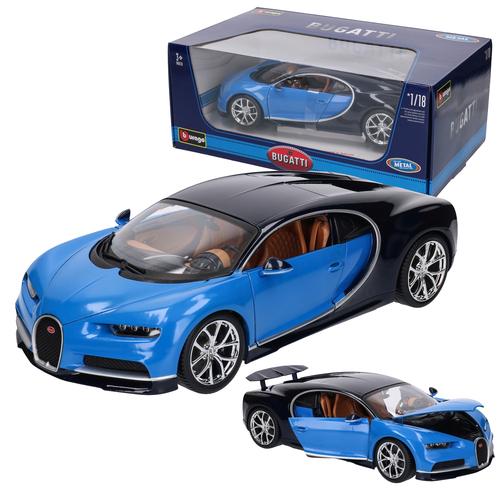 Auto BUGATTI CHIRON BURAGO 1:18  model metalowy  1