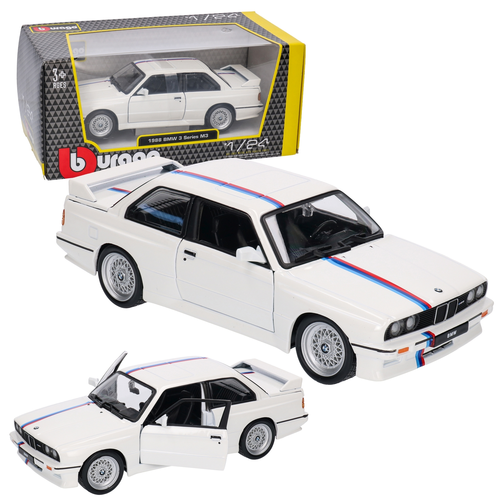 Auto BMW 3 series M3 1988 model metalowy BURAGO 1:24 1