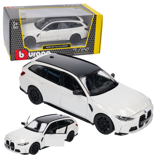 Auto BMW M3 Touring 2023 model metalowy BURAGO 1:24 1
