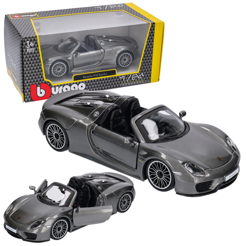 Auto Porsche 918 Spyder model metalowy BURAGO 1:24 1