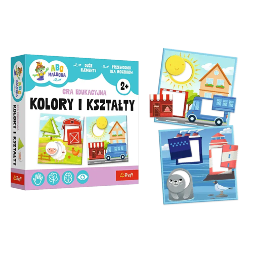 Gra edukacyjna ABC Malucha, kolory i kształty 1