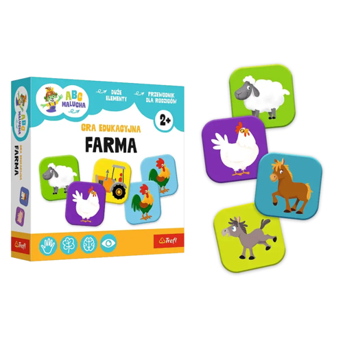 Gra edukacyjna ABC Malucha, farma 1