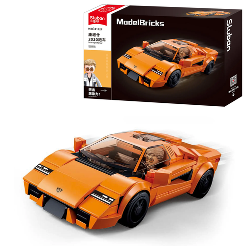 Klocki Sluban auto sportowe 264el 1