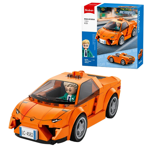 Klocki Sluban auto sportowe Metropolis 114el 1