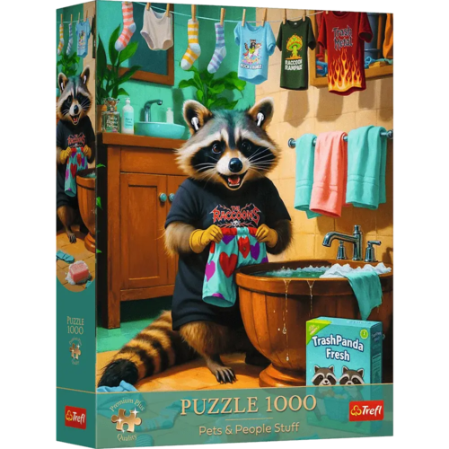 Puzzle 1000 Dzień Prania Szopa Premium Plus Quality 1