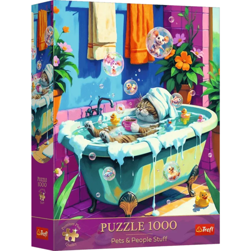 Puzzle 1000 Miau, Relaks, Powtórz Premium Plus Quality 1