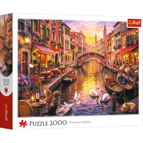 Puzzle 2000 Romantyczna Wenecja 1